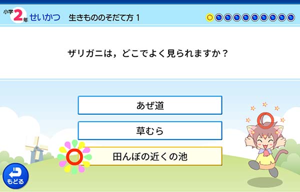 タブレット学習 2年 生活「生きもののそだて方」